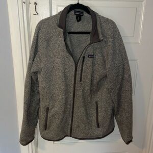 Patagonia Size L Gray Zip Up Jacket